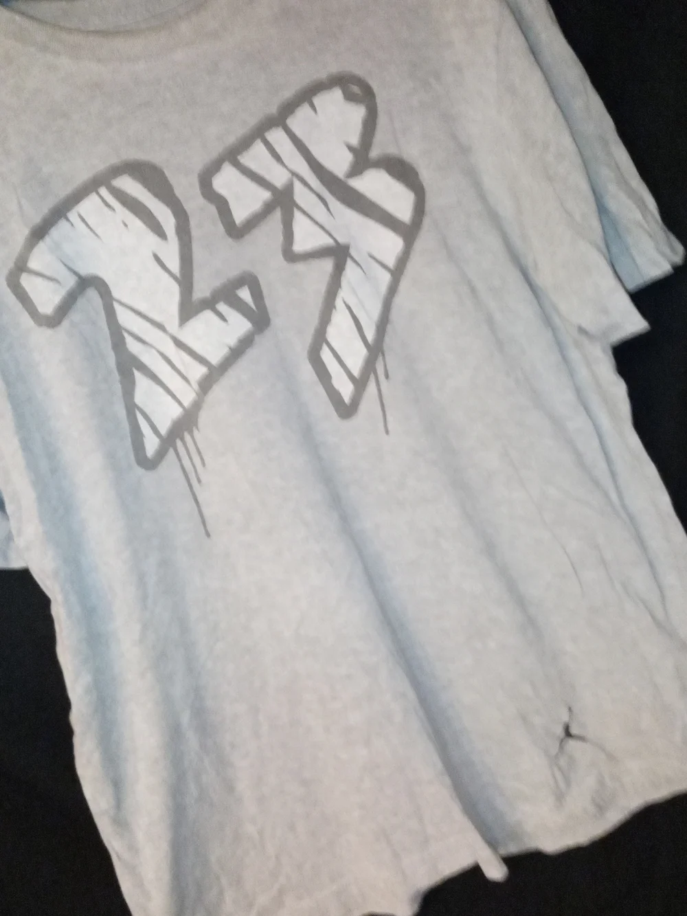 Jordan Retro 23 Drip Graffiti Zebra Tee